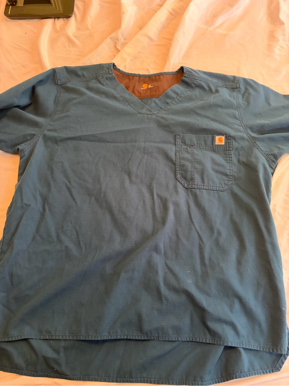 Carhartt Men /Womens Short-Sleeve V-Neck Scrub Shirt Size XL